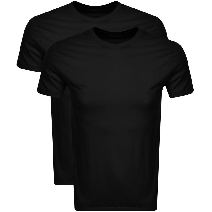 Alternative Image for ProductRalph Lauren 2 Pack Crew Neck T Shirts Black1